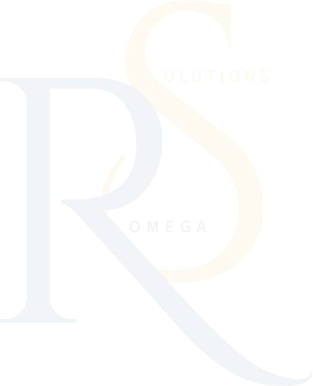 Abstract background pattern for Romega Solutions